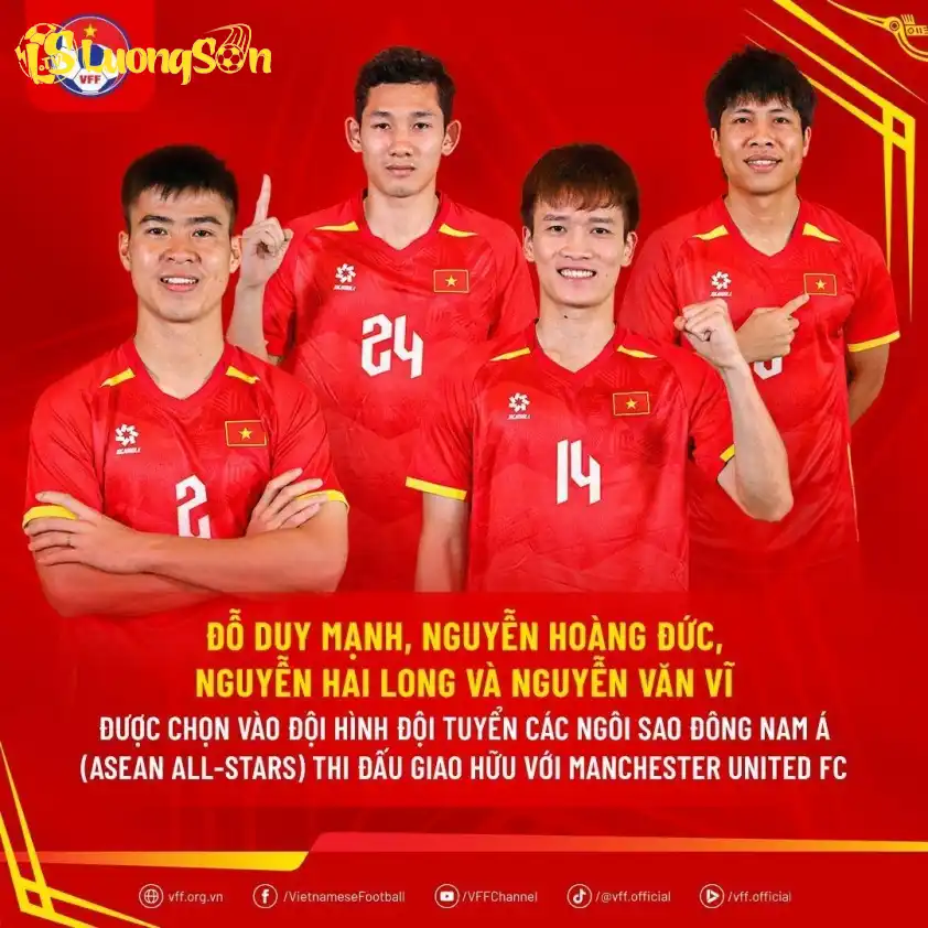 4 Tuyển Thủ Việt Nam Trở Về Quê Hương Sau Cuộc So Tài Nảy Lửa Với Manchester United 1 4 cầu thủ ĐT Việt Nam đối mặt với lịch trình dày đặc